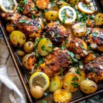 Sheet Pan Lemon Balsamic Chicken and Potatoes