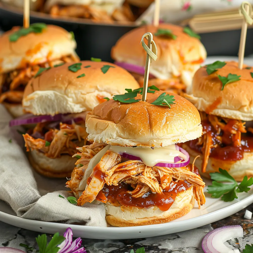 Mouthwatering Slow Cooker BBQ Chicken Sliders Recipe You’ll Love