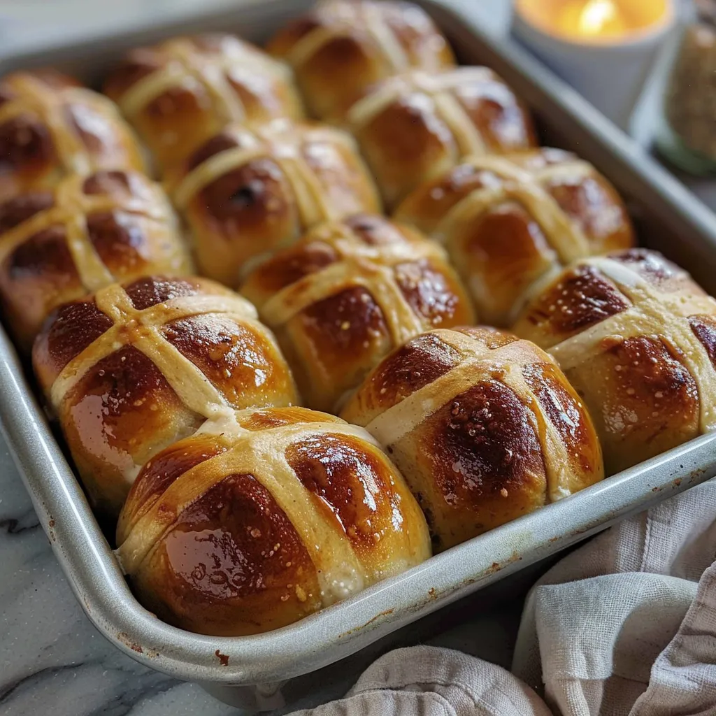 Delicious Sourdough Hot Cross Buns with Kamut Wheat Recipe