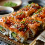 Spicy Salmon Sushi Bake