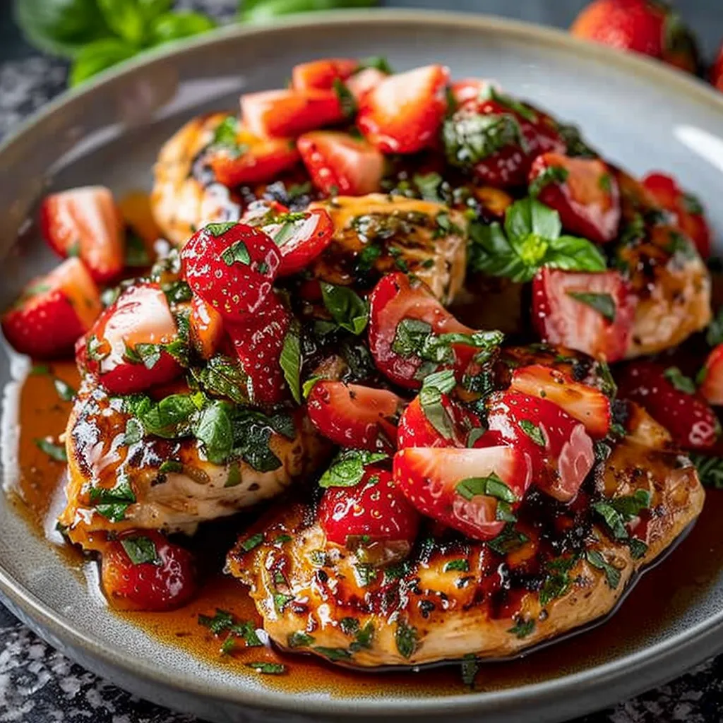 Strawberry Basil Chicken