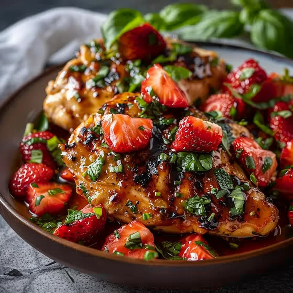 Strawberry Basil Chicken