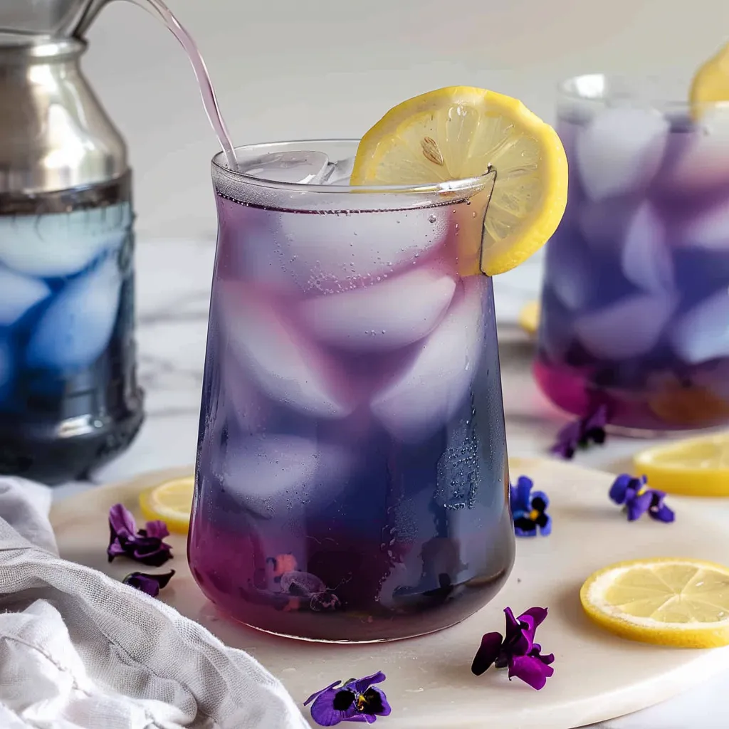 Revitalize with Butterfly Pea Flower Lemonade Tea Delight