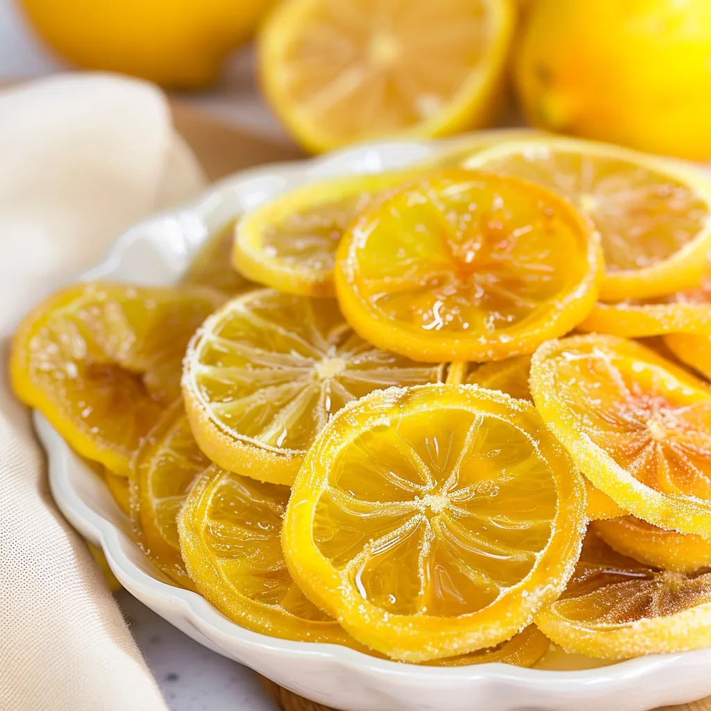 Delicious Candied Lemon Slices for Irresistible Treats