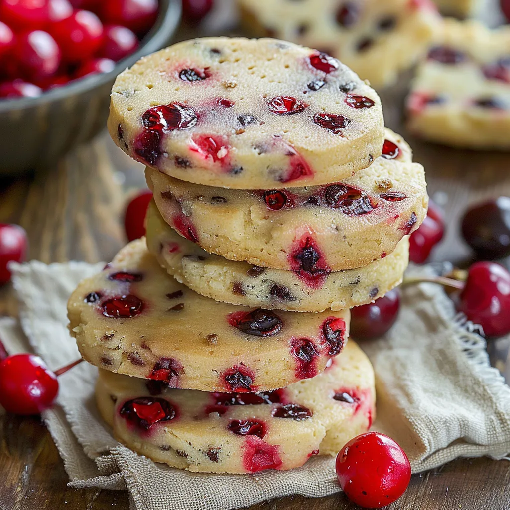 Delicious Cherry Buttercream Shortbread: Irresistible Treats!