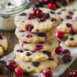 Cherry Buttercream Shortbread