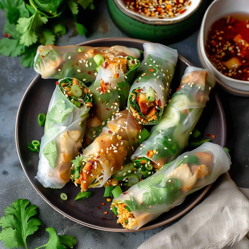 Crispy Chicken Spring Rolls Recipe: Delicious and Simple Treat