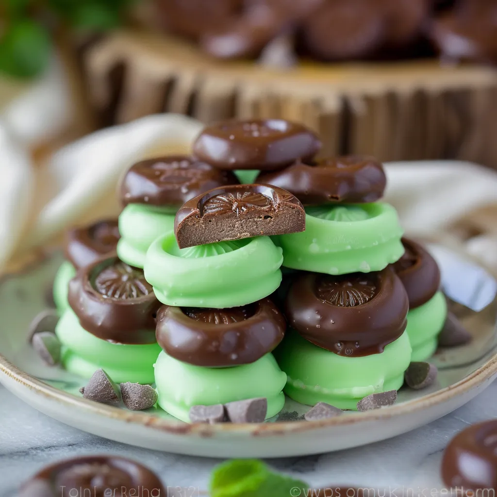 Delicious Chocolate Mint Cream Cheese Buttons Recipe to Savor