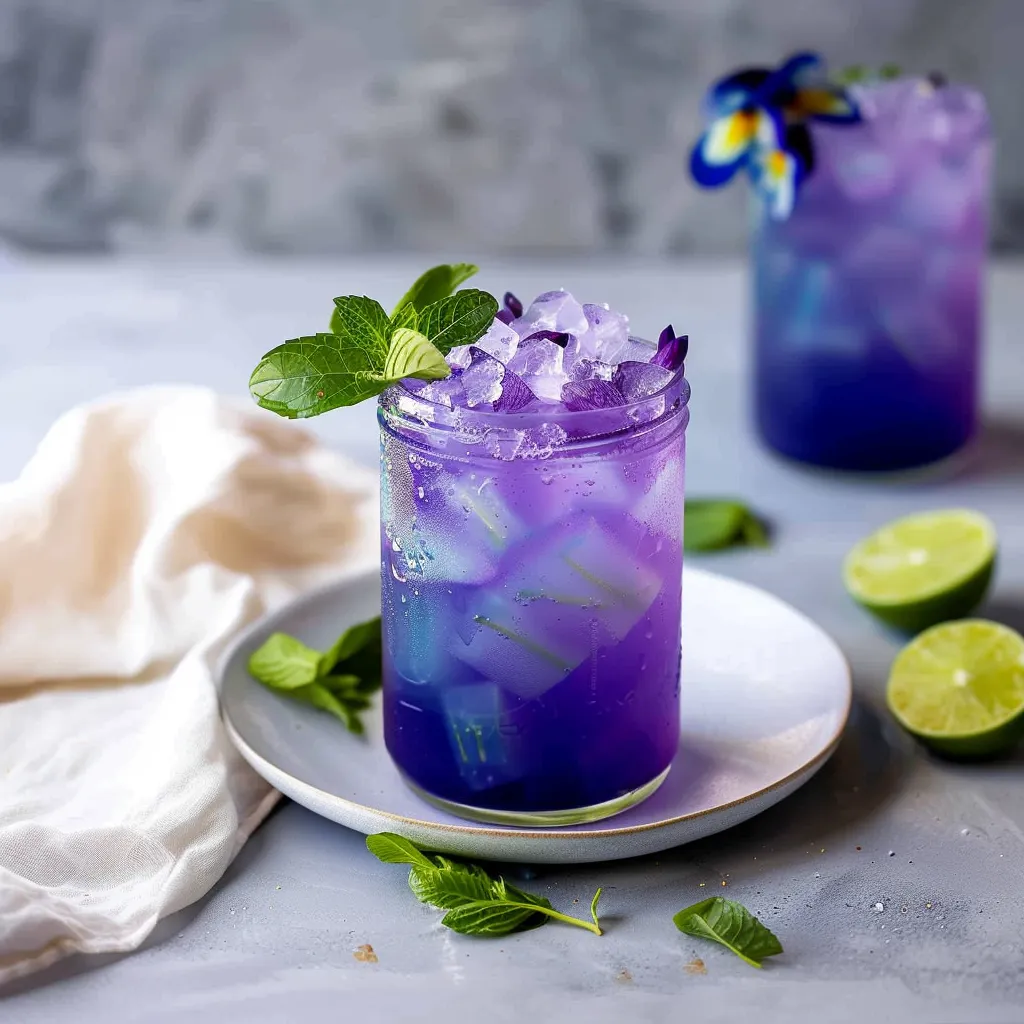 Delicious Color Changing Butterfly Pea Flower Mocktail Recipe
