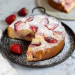 French Strawberry Cake