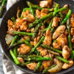 Ginger Chicken Asparagus Stir Fry