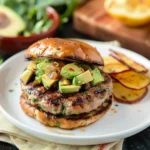 Grilled Turkey Burgers with Avocado