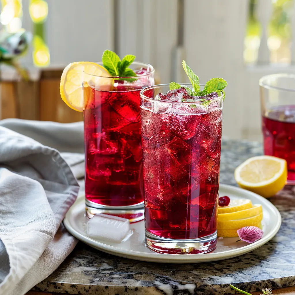 Delicious Iced Hibiscus Tea Recipe for Refreshing Moments
