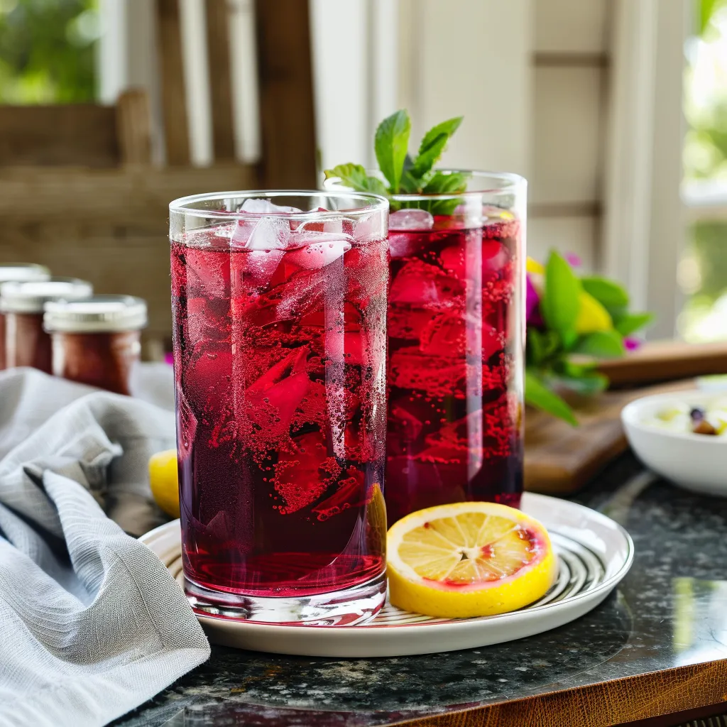 Iced Hibiscus Tea