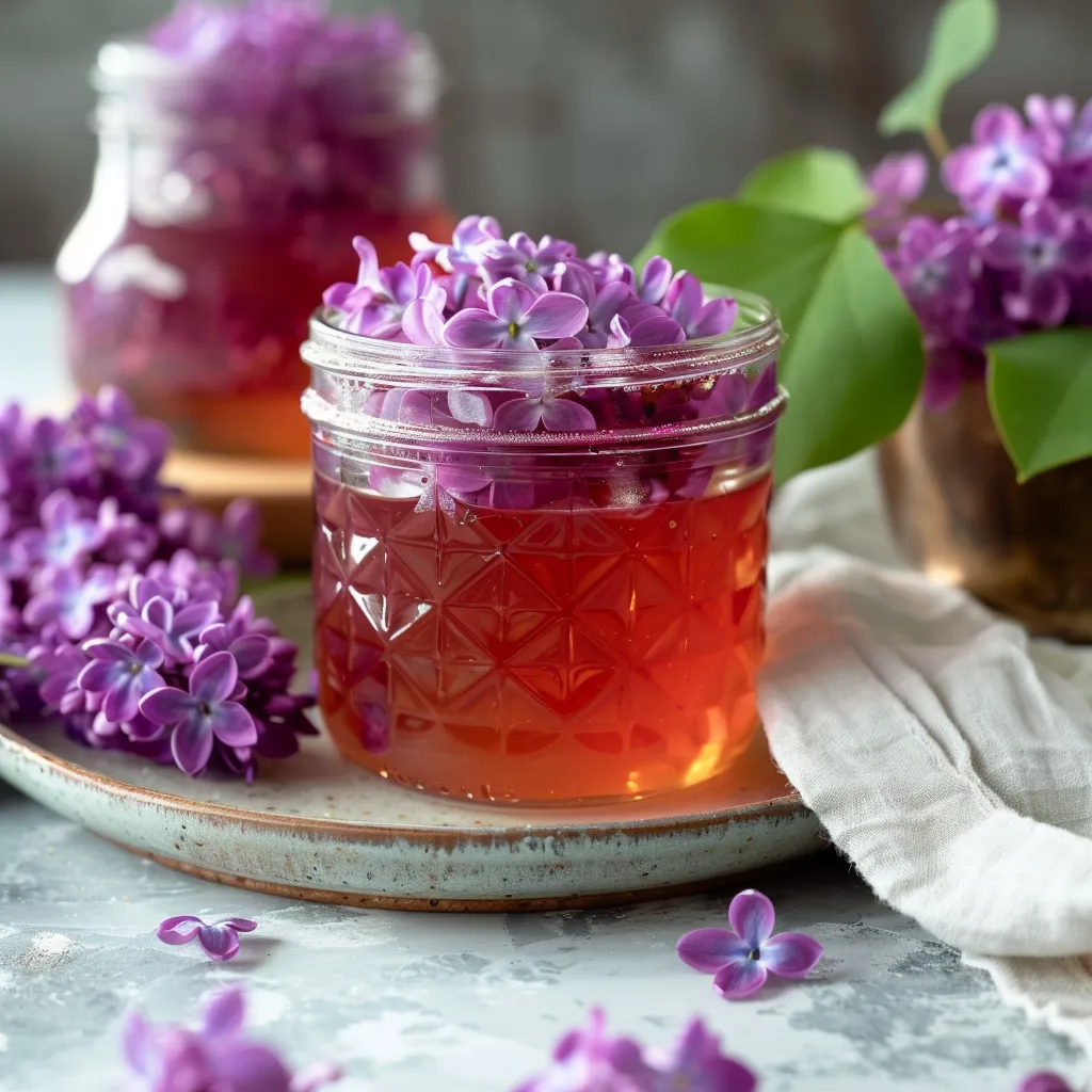 Lilac Jelly: Low Sugar Recipe with Edible Lilac Flowers