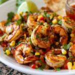 Mexican Grilled Shrimp with Corn Salsa