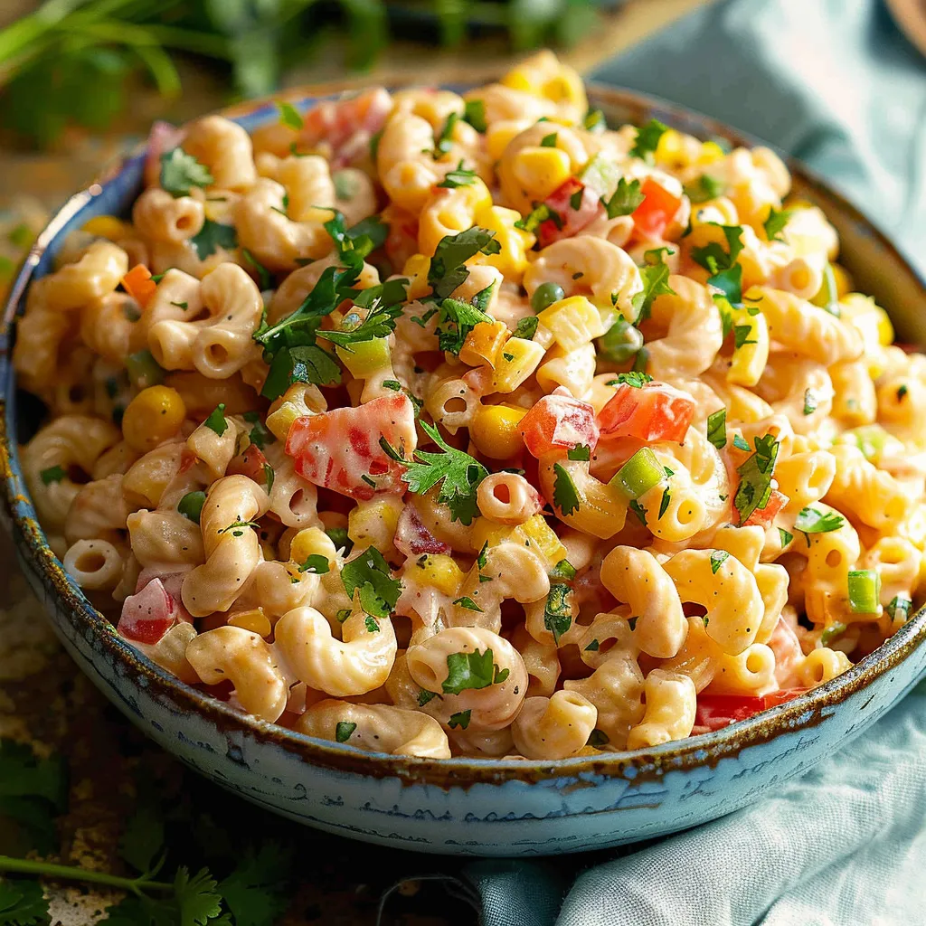 Delicious Mexican Macaroni Salad Recipe for Flavorful Gatherings