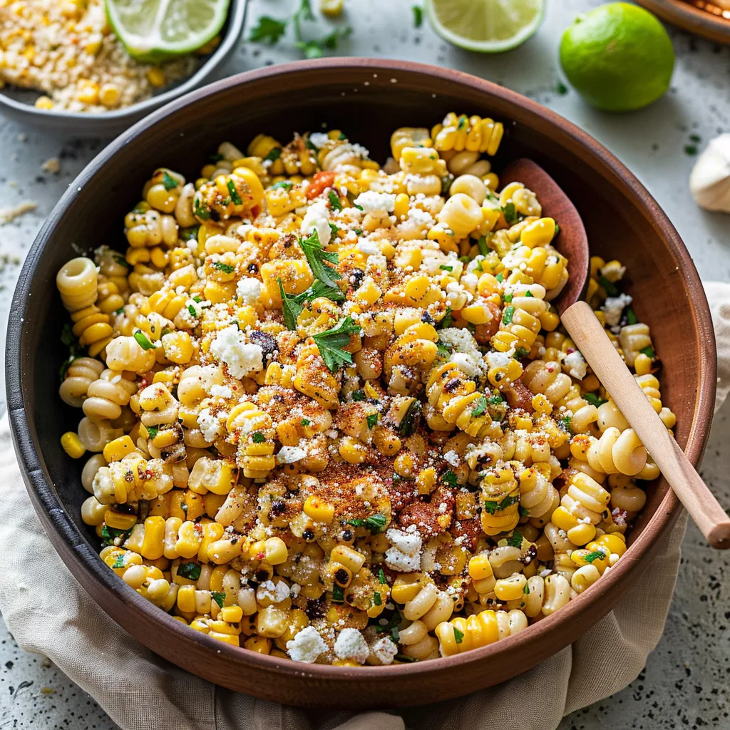 Savor the Flavor: Mexican Street Corn Pasta Salad Delight