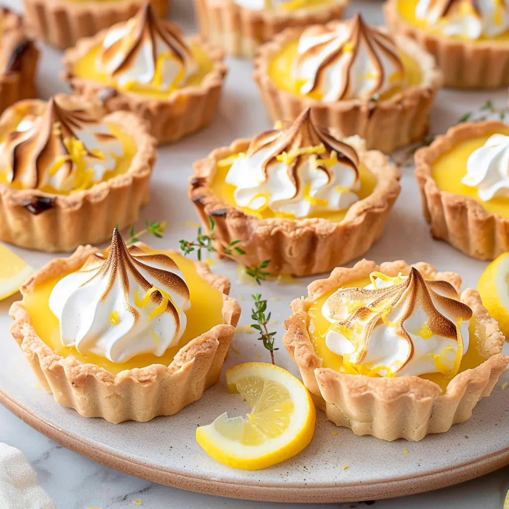 Delicious Mini Lemon Meringue Tarts Recipe for Sweet Delight