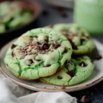 Mint Chocolate Chip green Cookies