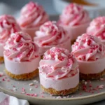 No-Bake Pink Velvet Cheesecake Bites