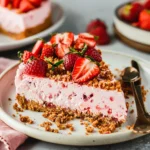 No-Bake Strawberry Crunch Cheesecake