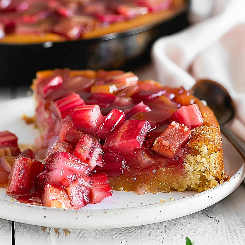 Delicious Rhubarb Upside Down Cake Recipe You Must Try Today