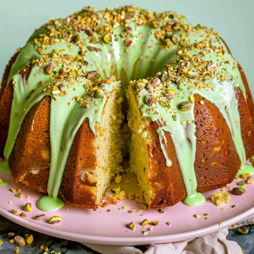 Delicious St. Patrick’s Day Pistachio Bundt Cake Recipe