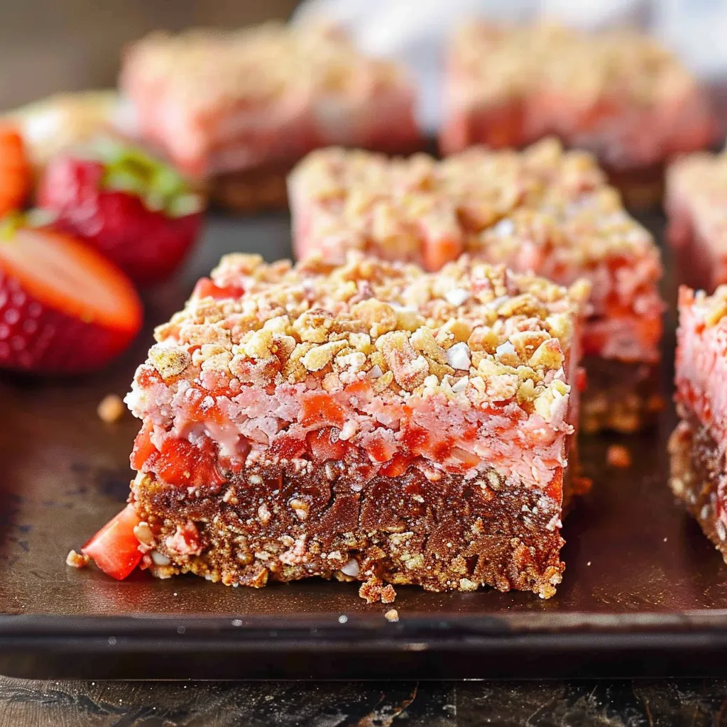 Irresistible Strawberry Crunch Brownies: A Sweet Delight Recipe