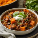 Sweet Potato and Black Bean Chili