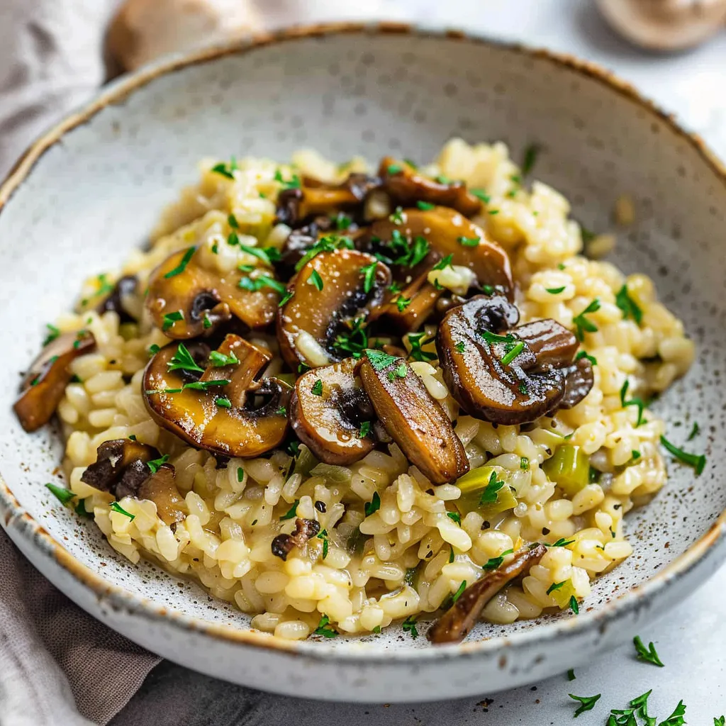 Savory Truffle Mushroom and Leek Risotto Recipe to Savor