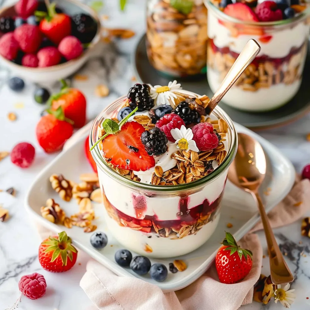 Delicious Brunch Yogurt Parfait Bar for Memorable Mornings