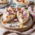 Easter No-Bake Mini Egg Cheesecake