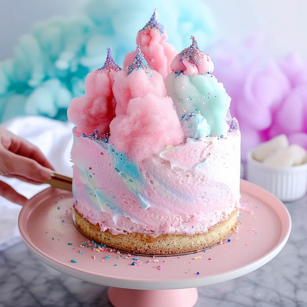 Delicious Fluffy Cotton Candy Cake Recipe That Delights Everyone