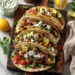 Grilled Mediterranean Chicken Tacos