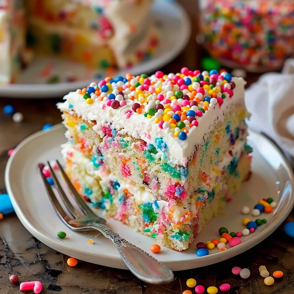 Delicious Homemade Funfetti Cake: A Festive Baking Delight
