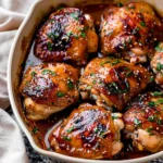 Honey Garlic Grilled Chicken Thighs