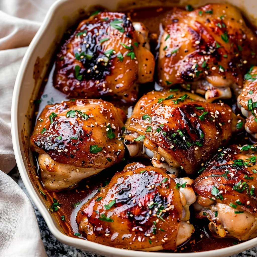 Savory Honey Garlic Grilled Chicken Thighs for Dinner Delight