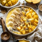 Mango Pineapple Tropical Smoothie Bowl