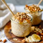 Overnight Oats with Peanut Butter and Honey