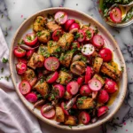 Roasted Radishes with Anchovy Herb Butter
