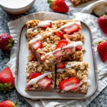 Strawberry Oatmeal Bars