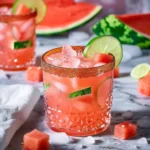 Watermelon Lime Agua Fresca