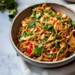 Weeknight Sesame Peanut Noodles with Chicken