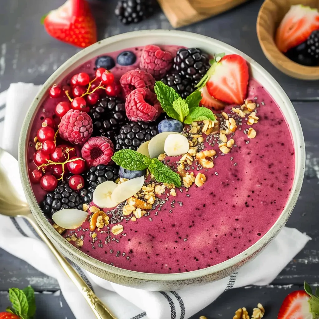 Delicious Mixed Berry Smoothie Bowls for Ultimate Refreshment