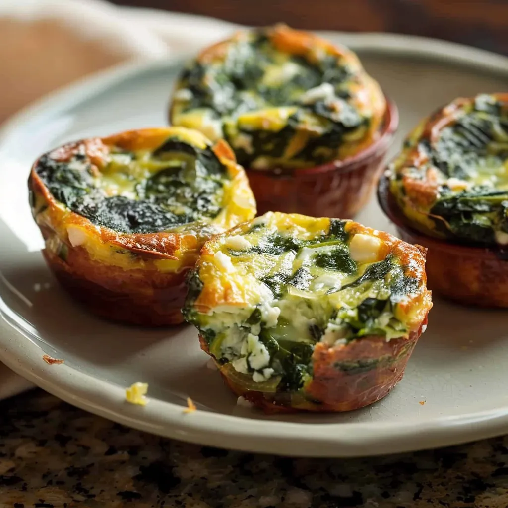 Delicious Mini Spinach & Feta Quiches for Quick Appetizers