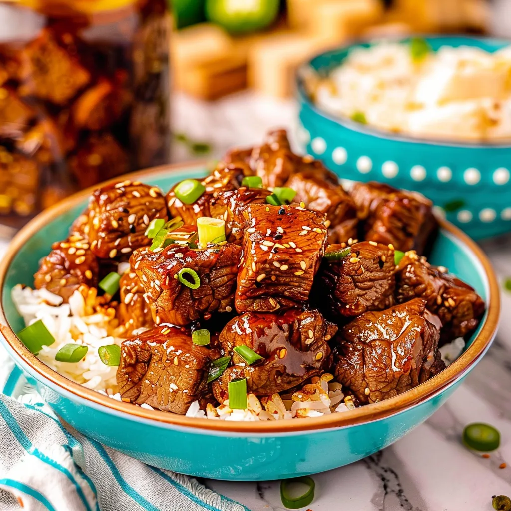 Savory Teriyaki Steak Bites with Irresistible Homemade Sauce
