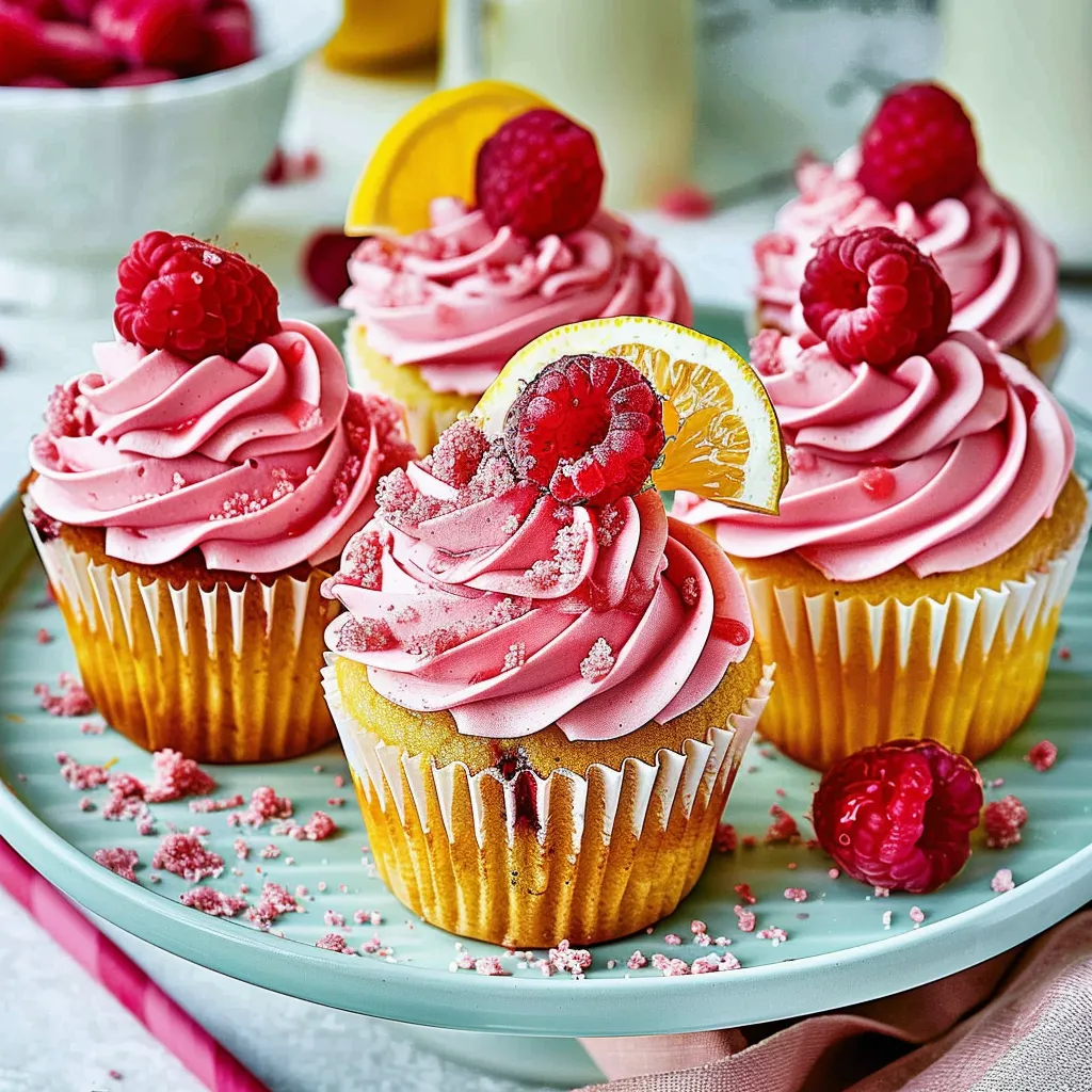 Delicious Raspberry Lemonade Cupcakes: Sweet and Tangy Treats