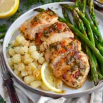One Pan Lemon Herb Chicken with Asparagus