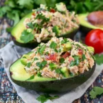 Classic Tuna Salad in Avocado Halves